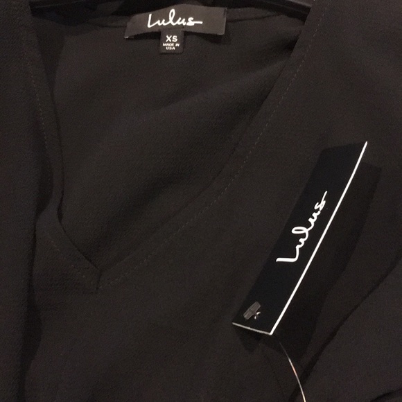 Black mid length dress - Picture 4 of 4